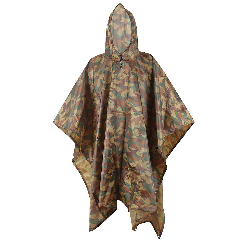 Three-in-one Camouflage Raincoat