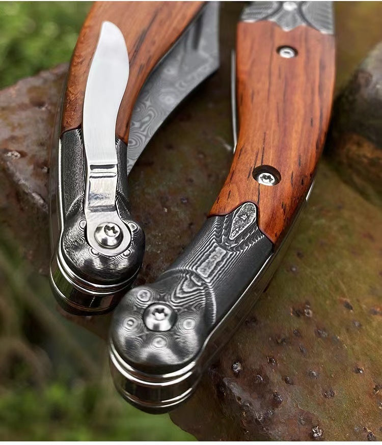 Small Folding Outdoor Hunting Knife