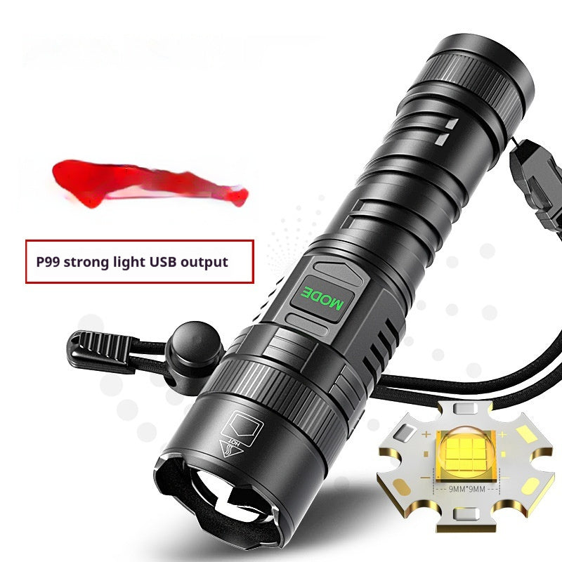 USB Charging Camping Portable Flashlight