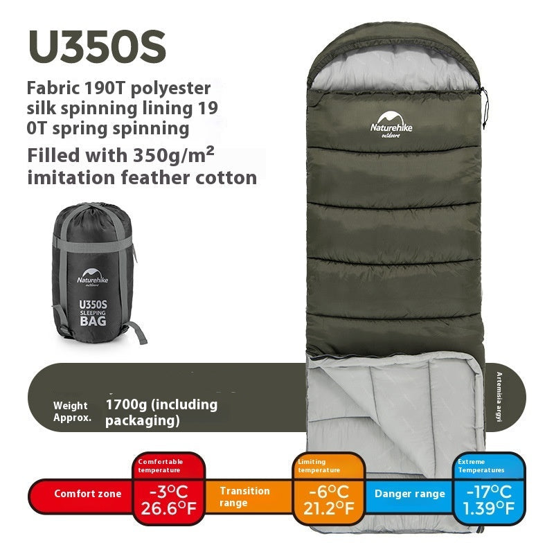 Outdoor Camping Autumn And Winter Sleeping Bag