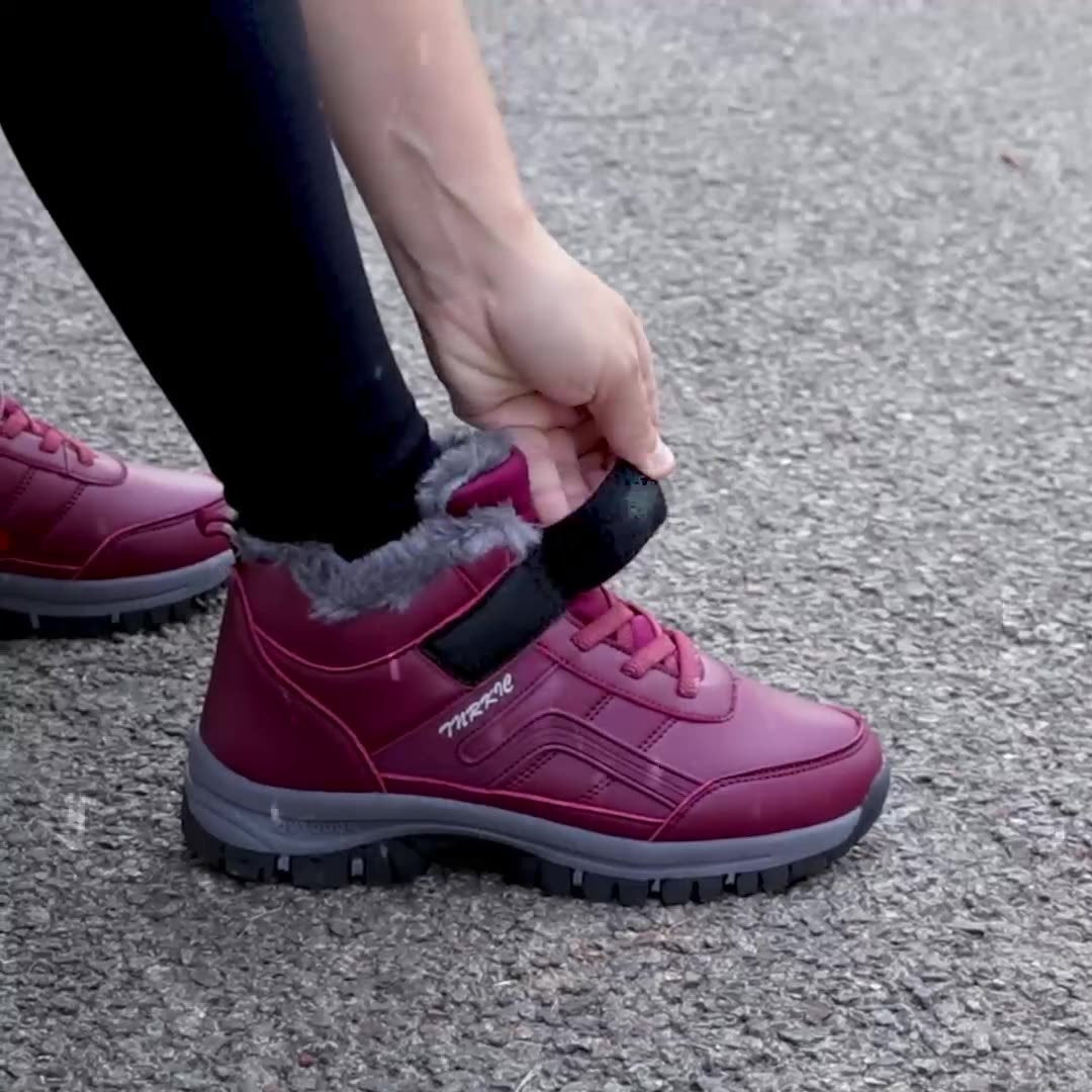 Winter Boots Women Men Warm Plush