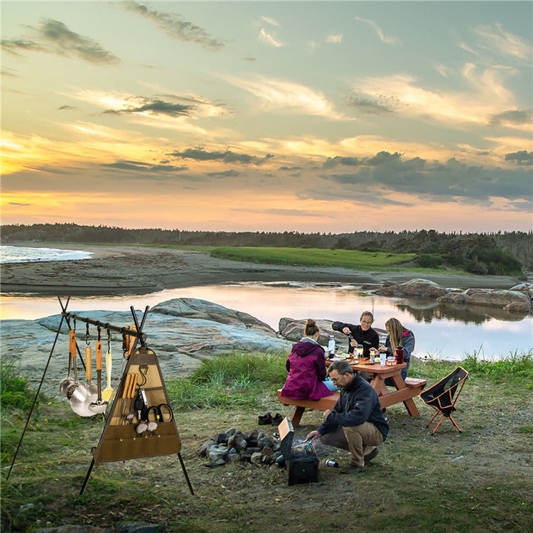 Outdoor Camping Foldable Tableware Bag