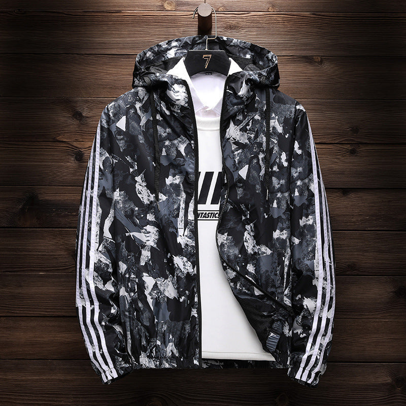 Men's Outerwear Camouflage Jacket