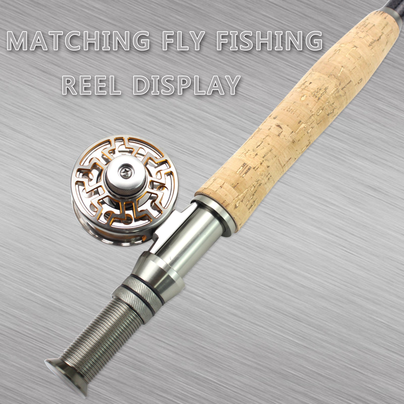 Neutral Wood Handle Fly Fishing Rod