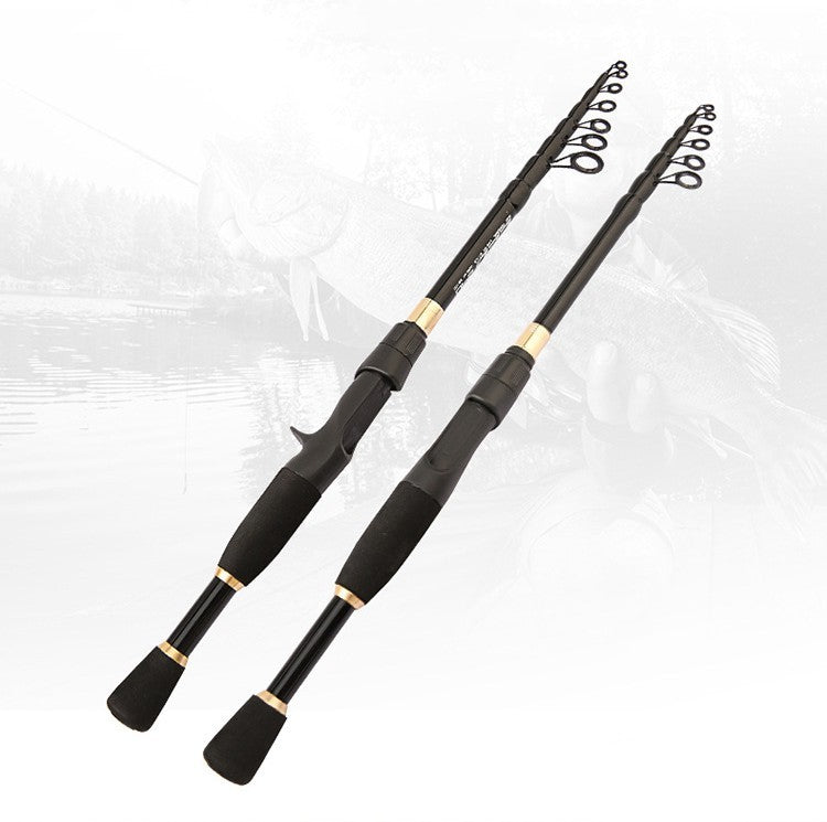 Ultra Short Telescopic Carbon Fishing Rod