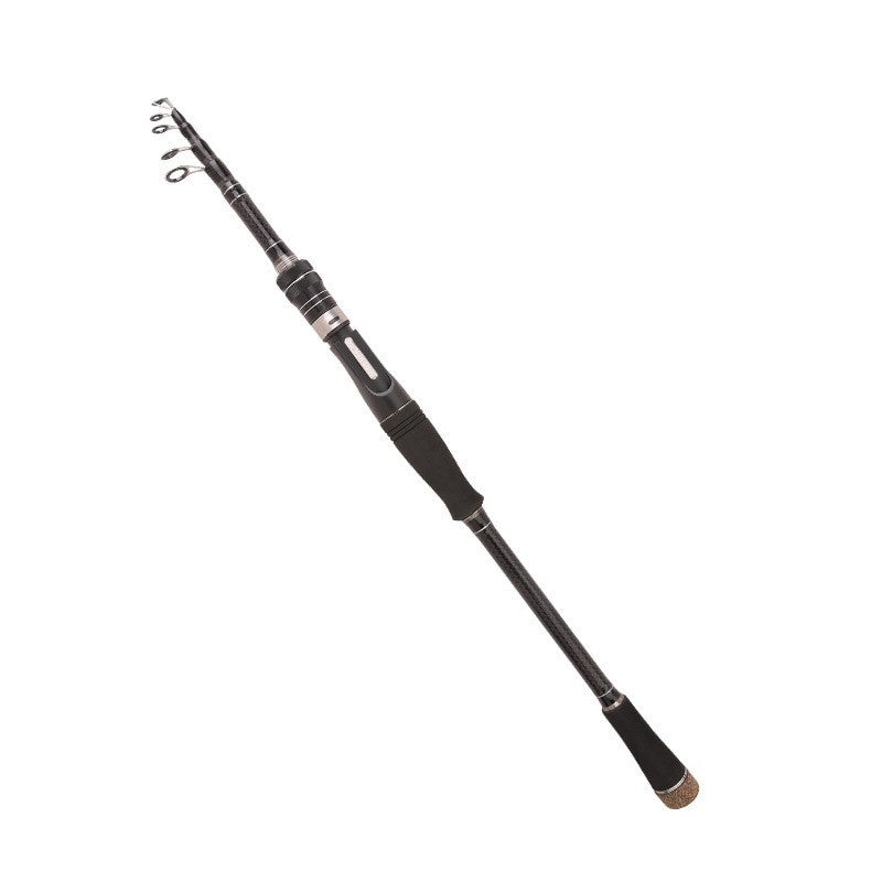 Carbon Telescopic Ultra Light Short Section Fishing Rod