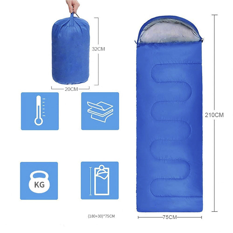 Outdoor Camping Hollow Cotton Winter Sleeping Bag