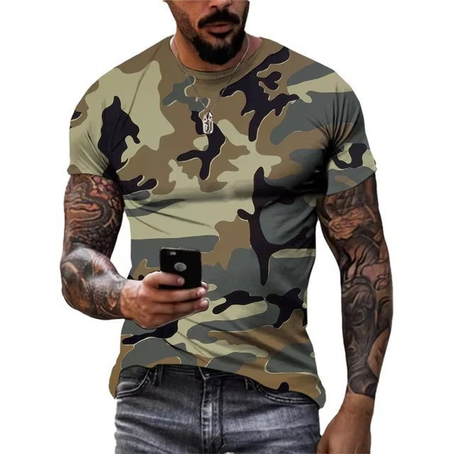 Simple Camouflage Pattern T-shirt