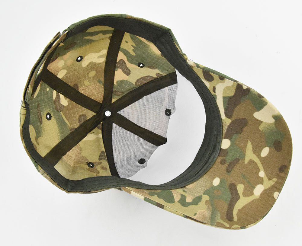 Embroidered Camouflage Outdoor Cap