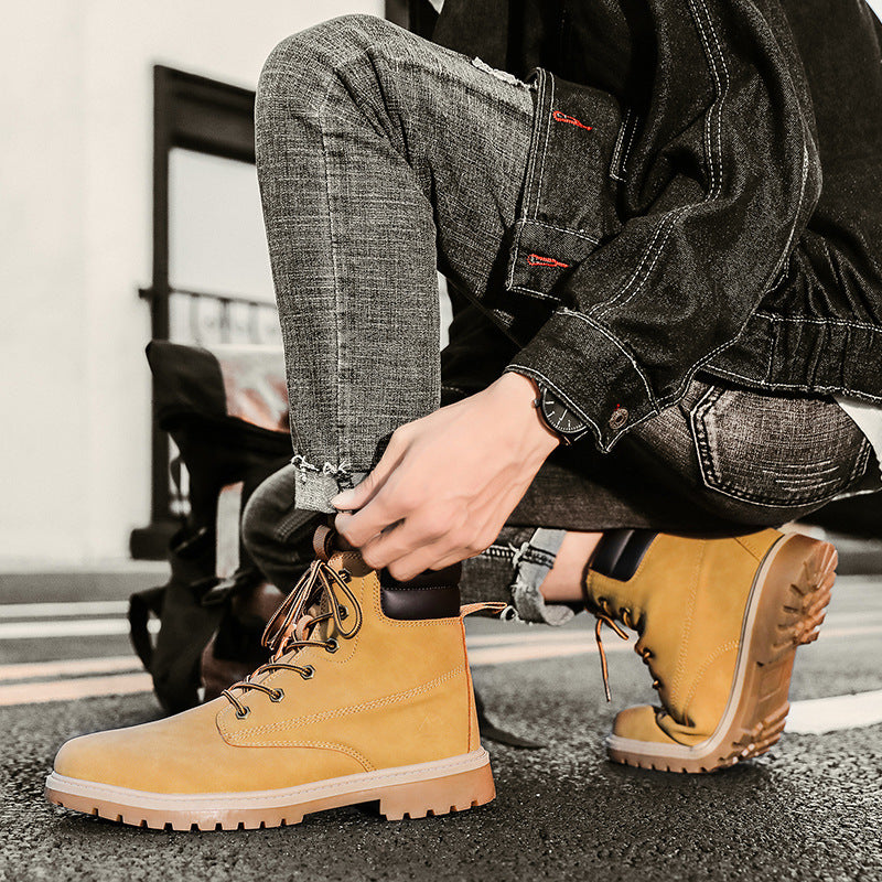 High-top Boots Outdoor Hiking Men's Shoes