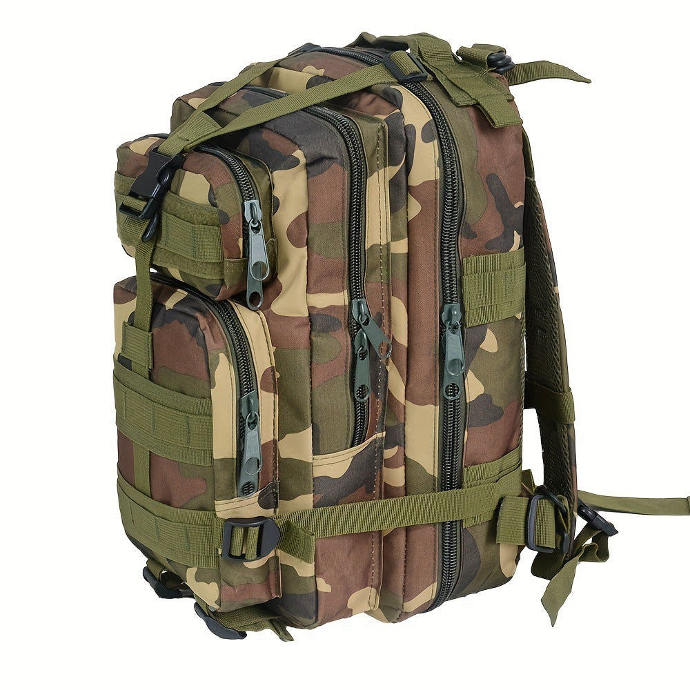 Double Pull Head Camouflage Outdoor Backpack
