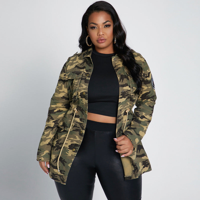 Ladies Camouflage Workwear Casual Jacket